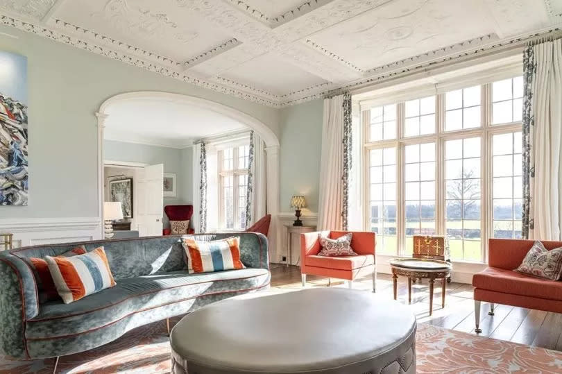 The gorgeous grand living room -Credit:Zoopla / Savills