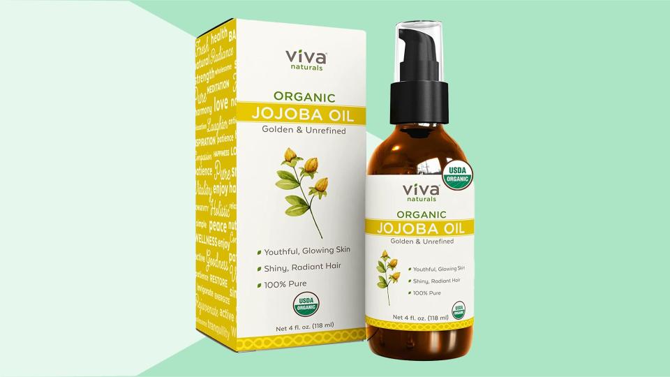 Certified Organic Jojoba Oil Pure &amp; Cold Pressed, Natural Moisturizer