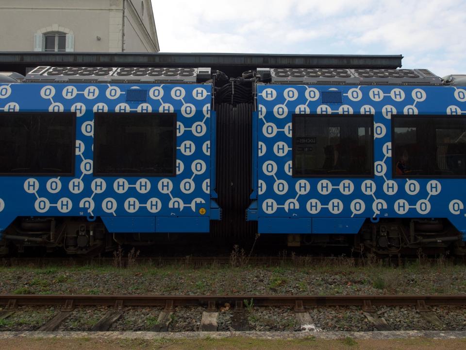 Alstom's Coradia ilint Hydrogen train.