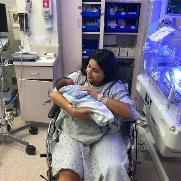 “Shahs of Sunset” star Mercedes “MJ” Javid and husband Tommy Feight welcome their first child, son Shams Francis, Wednesday. Feight said their son is “gorgeous” and “looking great.” He also wrote on Instagram, “Pinch Me - if you find someone happier then me they're lying.”