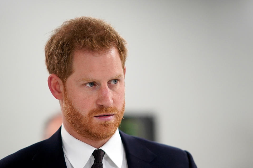 Britain's Prince Harry, Duke of Sussex visits the laboratory as he tours The Institute of Translational Medicine at Queen Elizabeth Hospital, in Birmingham, Britain March 4, 2019. Christopher Furlong/Pool via REUTERS