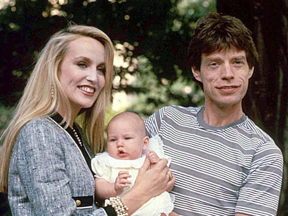 Jerry Hall und Mick Jagger mit Tochter Elizabeth - die feiert nun ihren 40. Geburtstag. (Bild: imago/ZUMA Press)