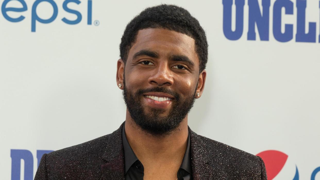 New York, NY - June 26, 2018: Kyrie Irving attends the Uncle Drew New York Premiere at Alice Tully Hall Lincoln Center.