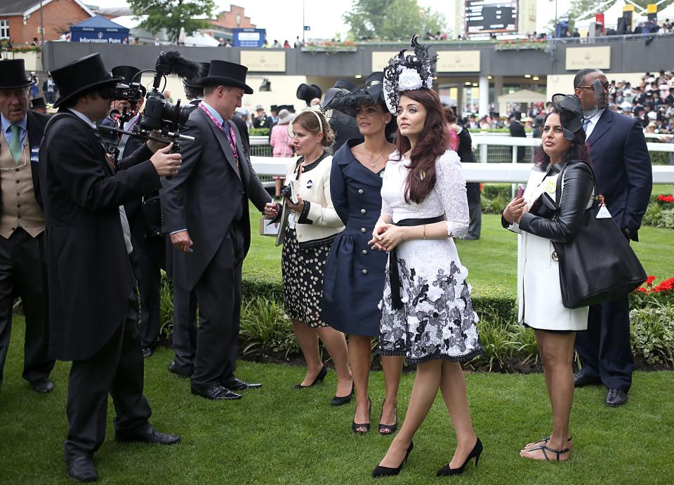 Aishwarya Rai Bachchan during day one of the Royal Ascot Meeting at Ascot Racecourse, Berkshire.