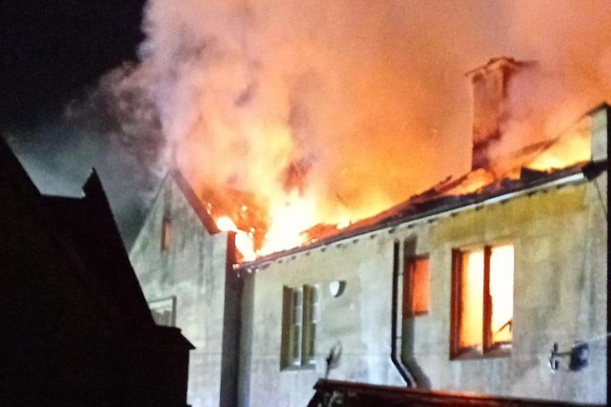 House fire in Bradford on Avon <i>(Image: Diana Chapman)</i>