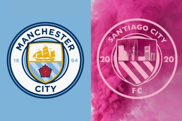 Des logos similaires, une appellation « City » commune aux deux clubs, à Manchester l’on apprécie guère les similitudes avec le club Santiago City, nouvellement créé, en 2020.