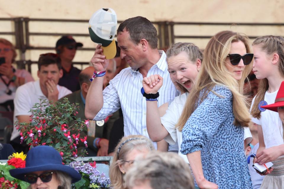 Peter Phillips brings date to cross-country horse riding event attended by the Queen (Chris Jackson/PA Wire)