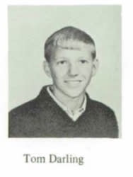 A yearbook photo of Tom Darling.