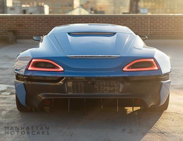 Rimac Concept One電動超跑。（圖／翻攝自Manhattan Motorcars官網）