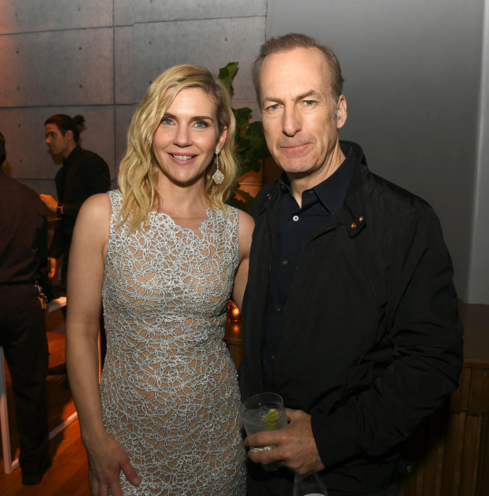 Rhea Seehorn was quick to call for help when Bob Odenkirk had a heart attack on the 