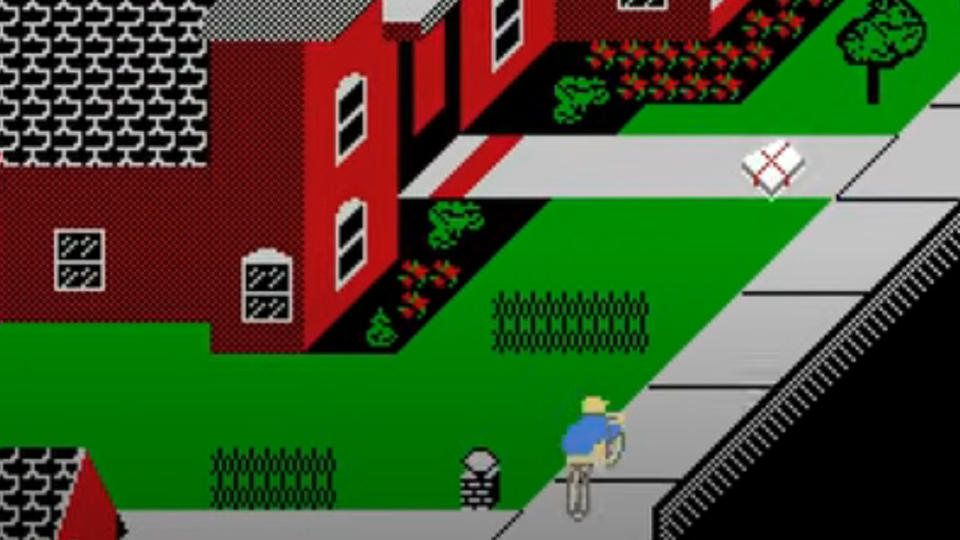 The Paperboy game.
