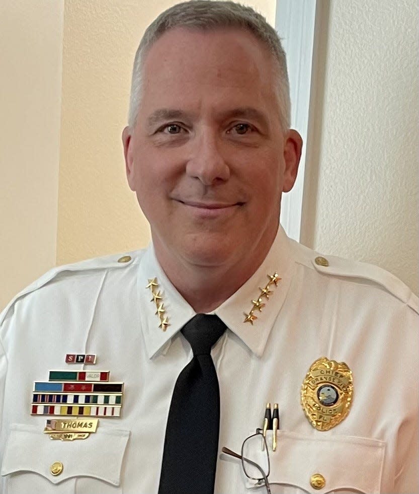 Orange City Police Chief Peter Thomas