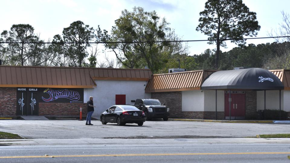 Sinsations at 2560 Emerson St., photographed Feb. 21, 2023, is among over a dozen strip clubs in the greater Jacksonville area.