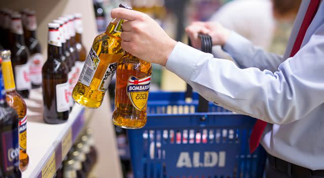 Not everyone is happy that alcohol is allowed to be sold inside a grocery store. Photo: Getty Images / Stock