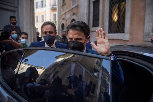 ROME, ITALY - JUNE 28: Former Prime Minister Giuseppe Conte attends a press conference to discuss his role in the FIve-Star Movement (M5S), on June 28, 2021 in Rome, Italy. (Photo by Antonio Masiello/Getty Images) (Photo: Antonio Masiello via Getty Images)