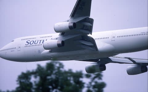 goodwood festival of speed 2004 - boeing 747 display in 2004