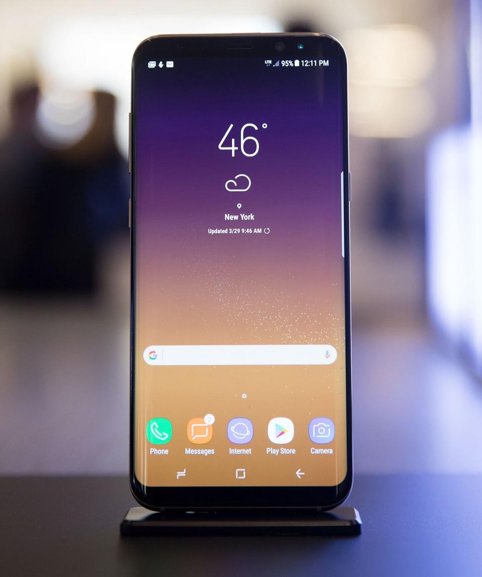 The Galaxy S8 - Credit: Getty Images