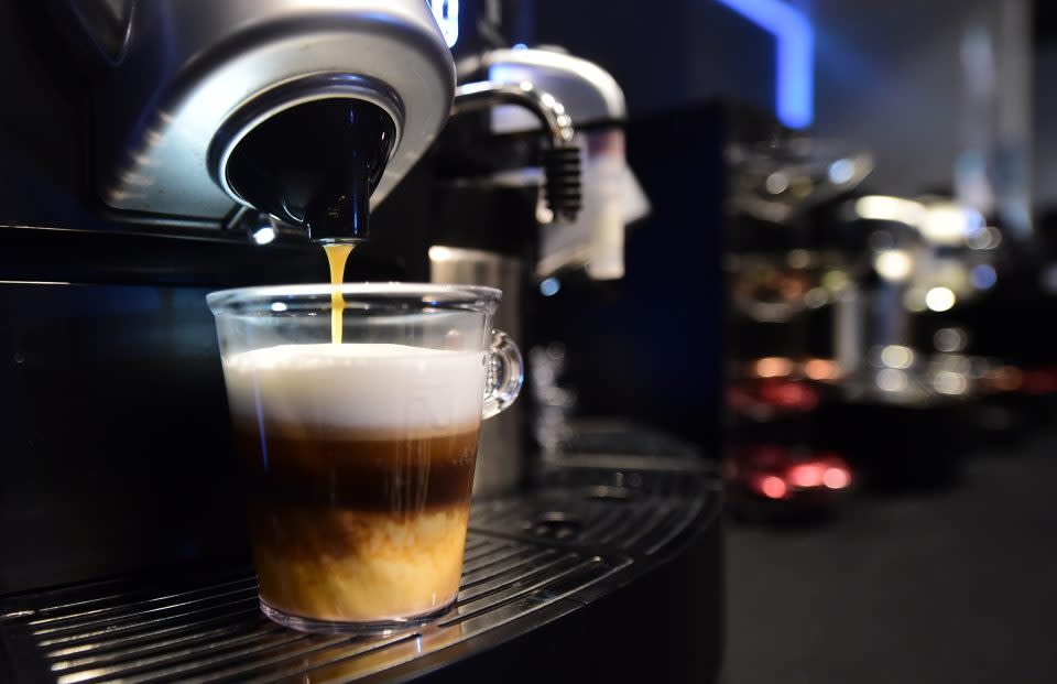 A triple-layered espresso from Nespresso