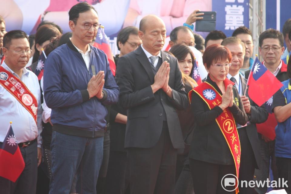 前黨主席洪秀柱挑戰「台南六」艱困選區吞敗，稍早發表競選感言時提出「當家負責」說。   圖：黃建豪/攝