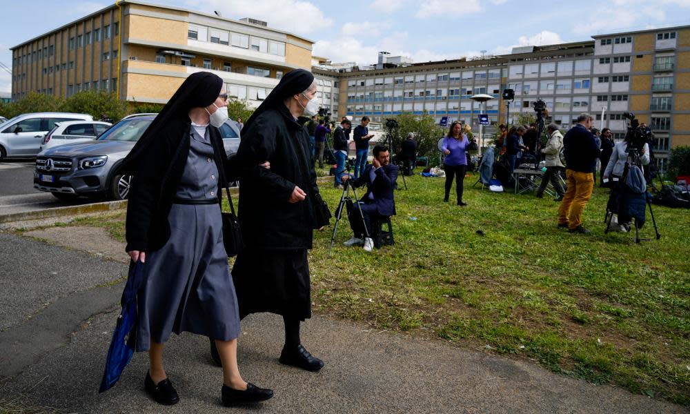 <span>Photograph: Alessandra Tarantino/AP</span>