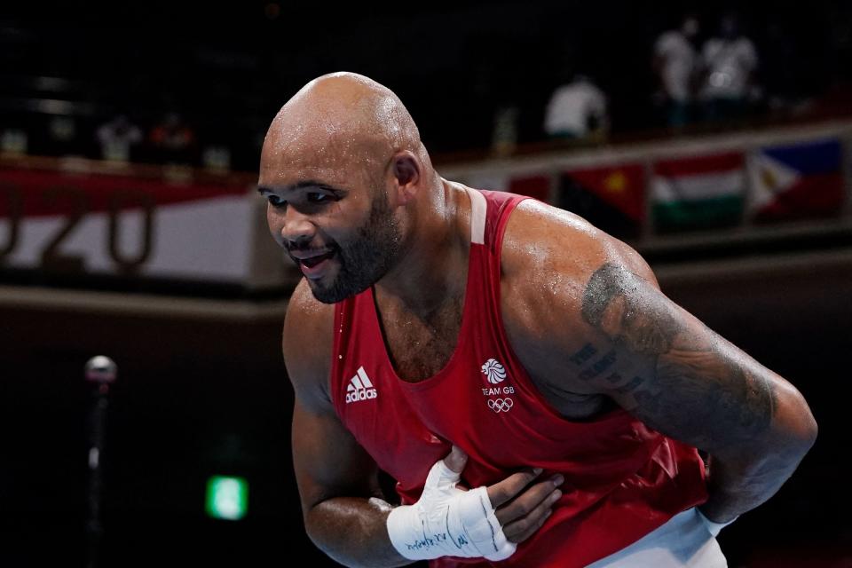 Frazer Clarke walks away with a bronze from Tokyo 2020 (AFP)