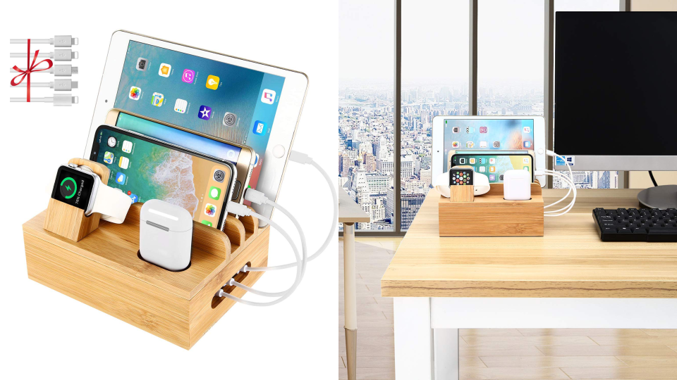 Best gifts for dad 2019: Bamboo Charging Station