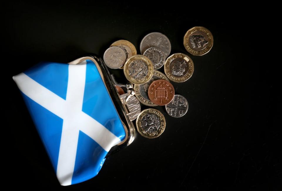 The Scottish economy is now forecast to return to pre-pandemic levels faster than expected (Jane Barlow/PA) (PA Wire)