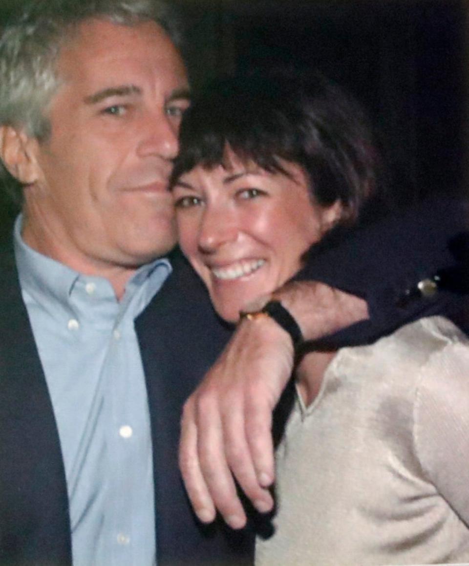 Ghislaine Maxwell with Jeffrey Epstein (AP)