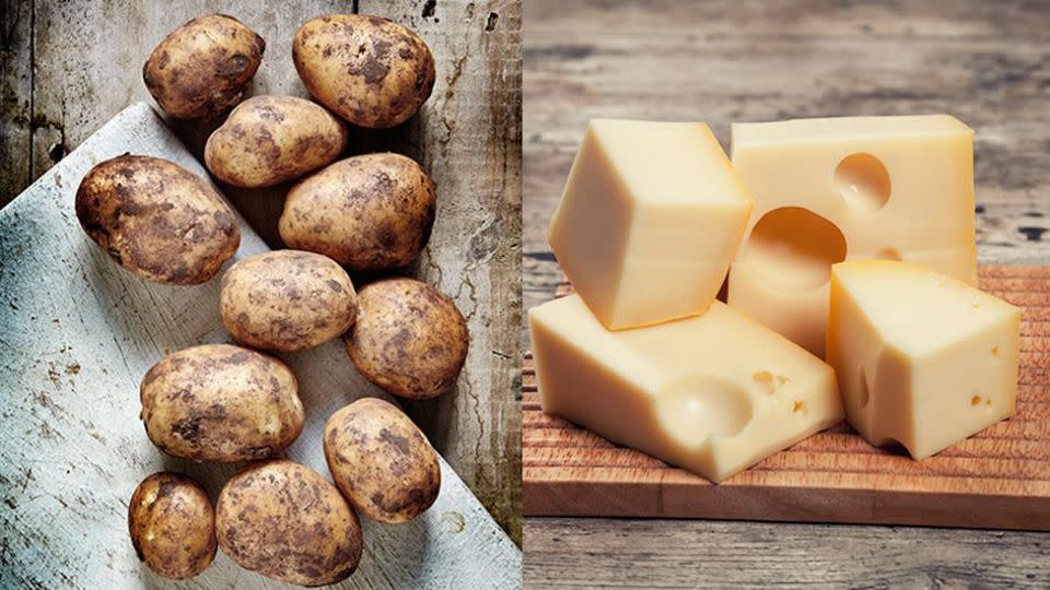 Aussie scientist claims he can convert potatoes into cheese. Source: Getty