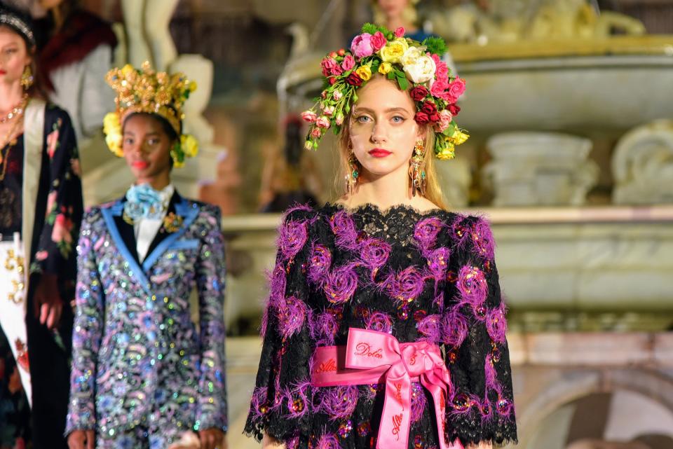 “With its skyline and its energy, New York City is definitely our inspiration,” say Domenico Dolce and Stefano Gabbana of their upcoming Alta Moda show.