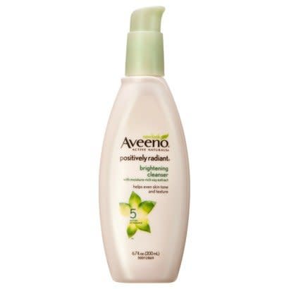 $7, <a href="http://www.target.com/p/aveeno-positively-radiant-brightening-cleanser/-/A-11537364" target="_blank">target.com</a>