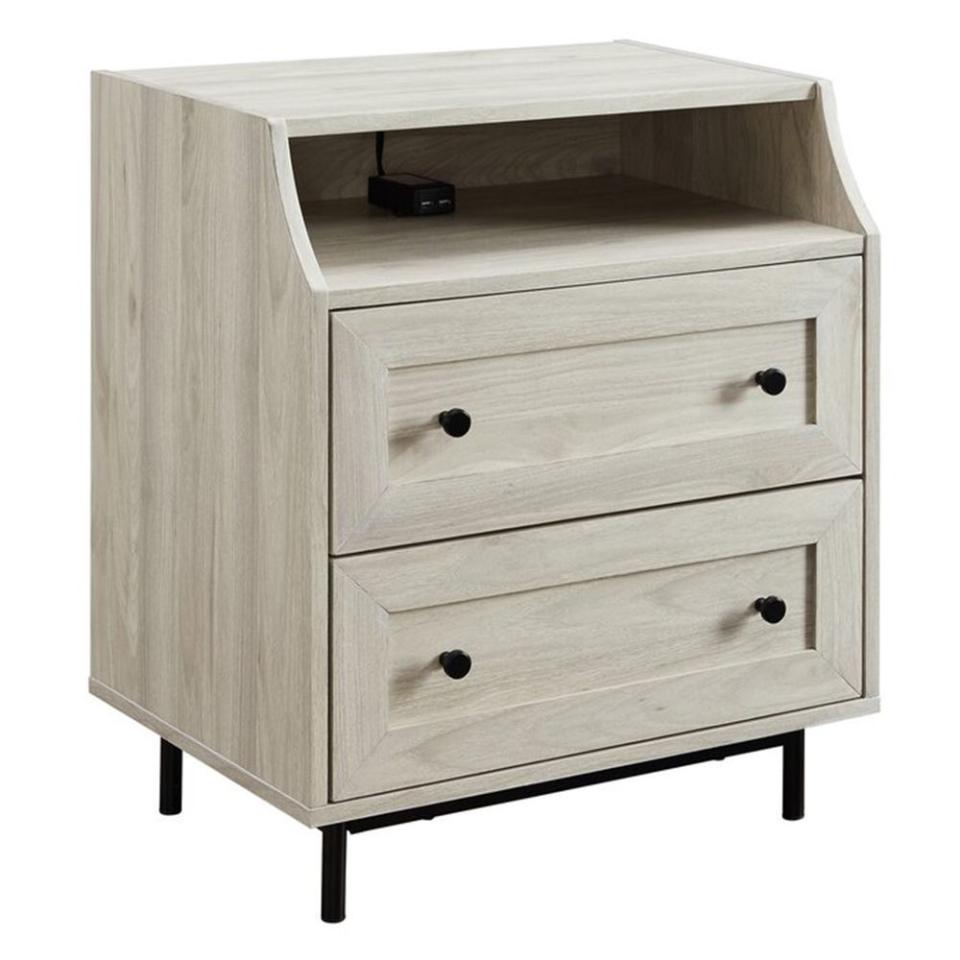 Lethe 26-Inch, 2-Drawer Nightstand