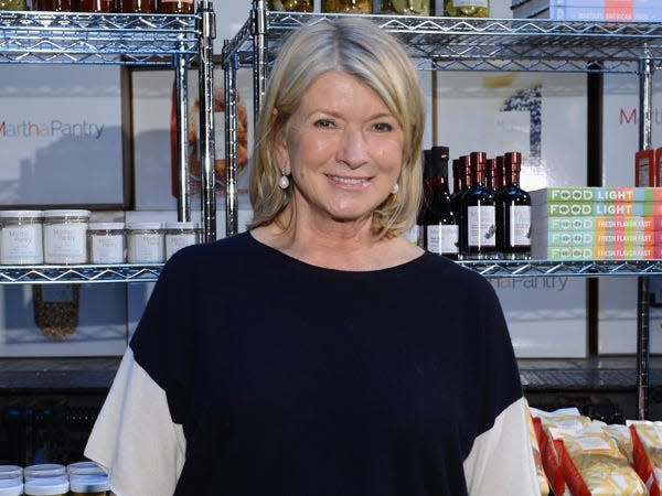 Martha Stewart in the kitchen