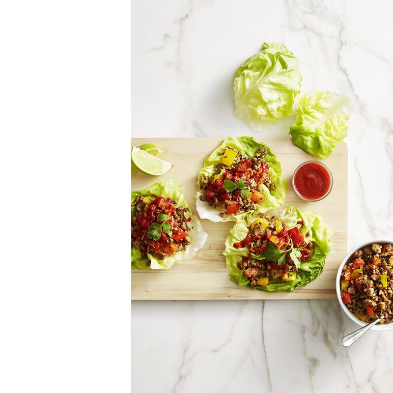 Thai Turkey Lettuce Wraps