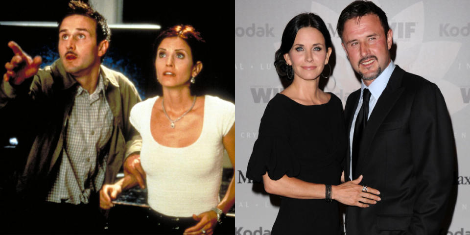 David Arquette and Courteney Cox