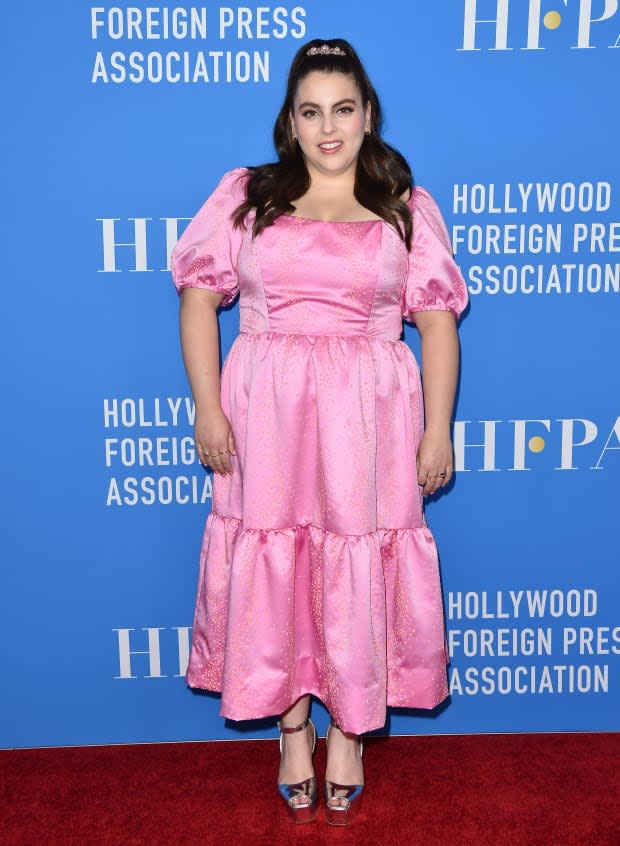 Beanie Feldstein in Markarian at the 2019 Hollywood Foreign Press Association's Annual Grants Banquet. 