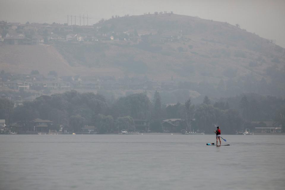 PHOTOS: B.C. wildfires choke western Canada in smoke