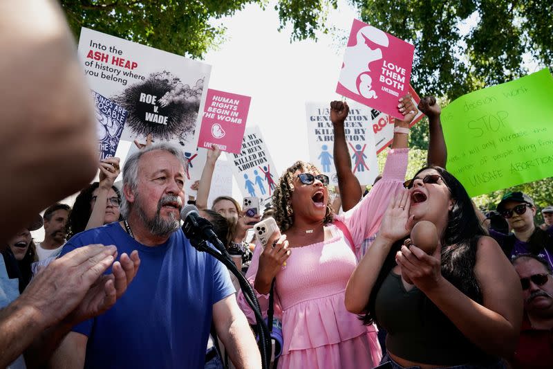 United States Supreme Court overturns the landmark Roe v Wade abortion decision