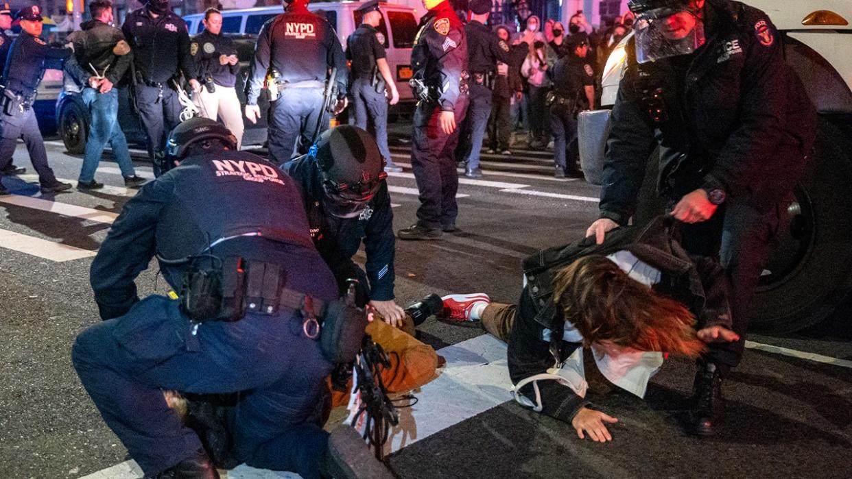 Protesters arrested at CCNY