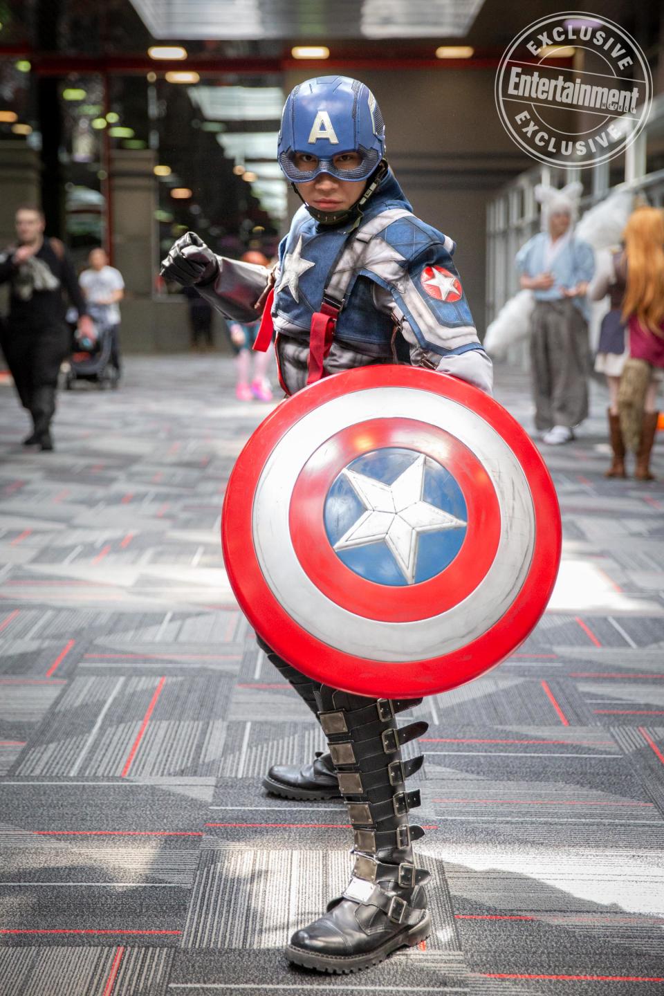 Captain America from Avengers cosplayer