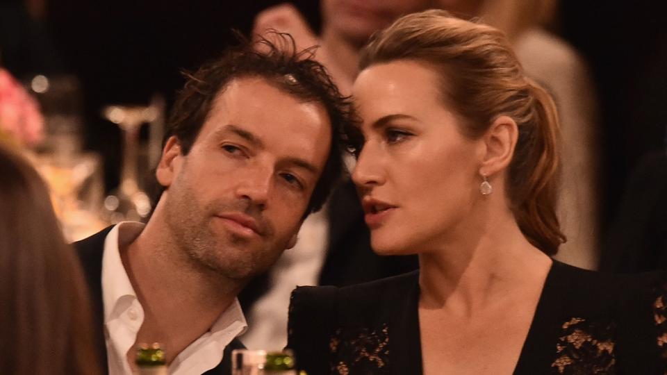 Ned Rocknroll (L) and Kate Winslet attend the 21st Annual Hollywood Film Awards at The Beverly Hilton Hotel on November 5, 2017 in Beverly Hills, California
