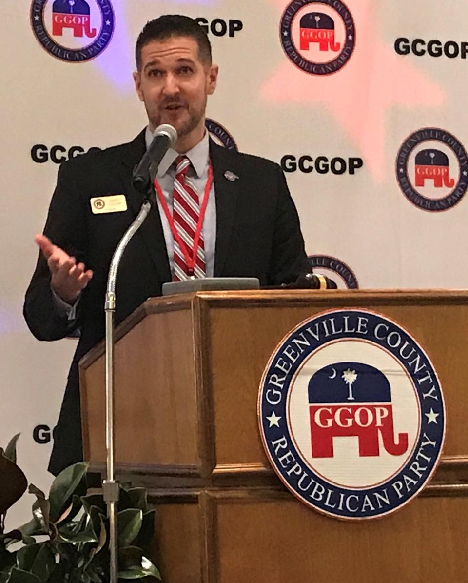 Former Greenville County GOP chairman Nate Leupp.