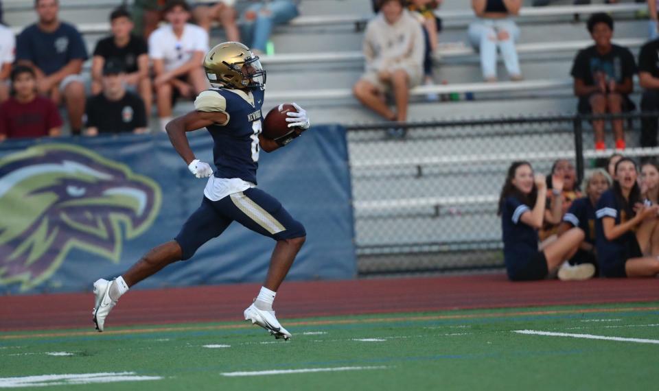 New Rochelle defeats Newburgh 15-7 in football action at Newburgh Free Academy in Newburgh on Friday, September 2, 2022.