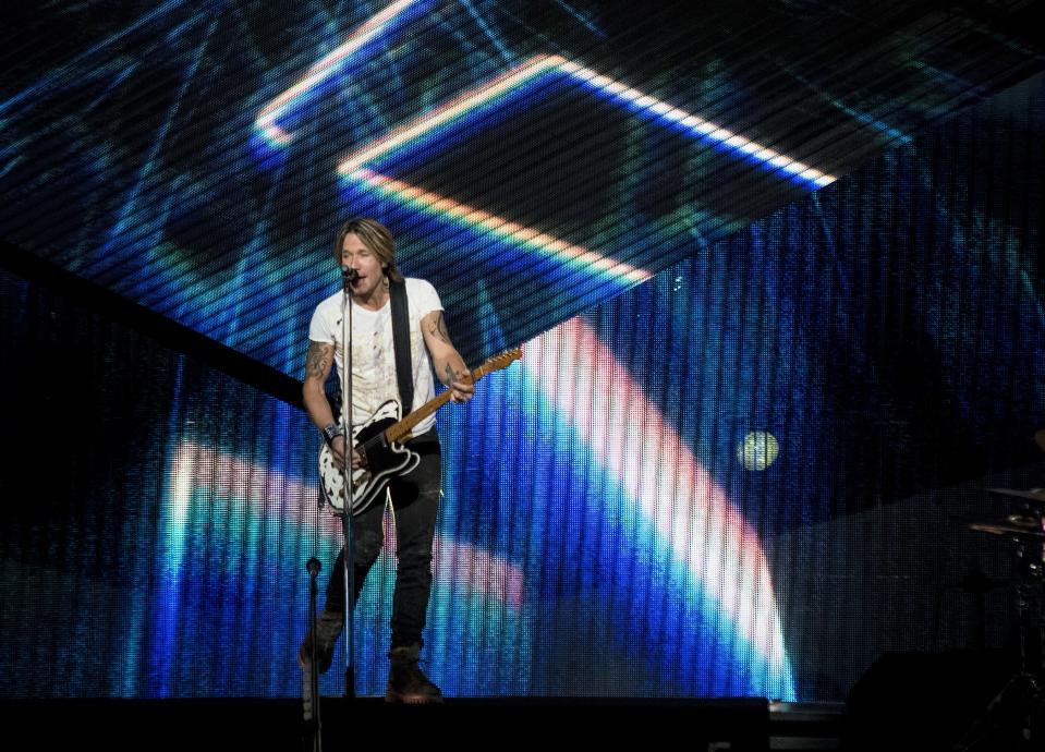 Country music star Keith Urban performs Saturday at Riverbend Music Center.