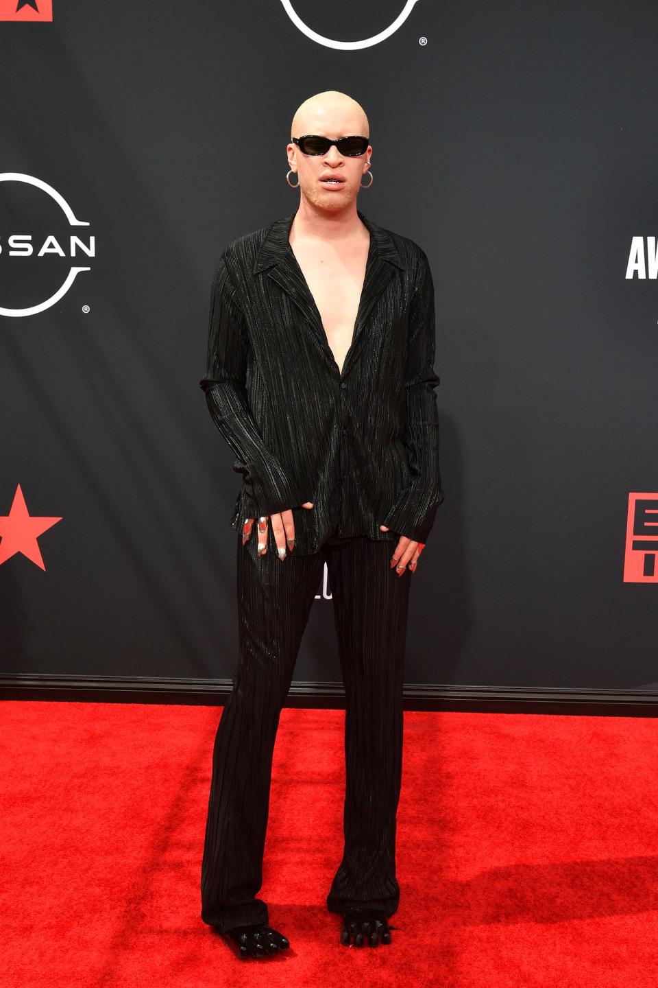 Shaun Ross attends the 2022 BET Awards in Los Angeles, California.