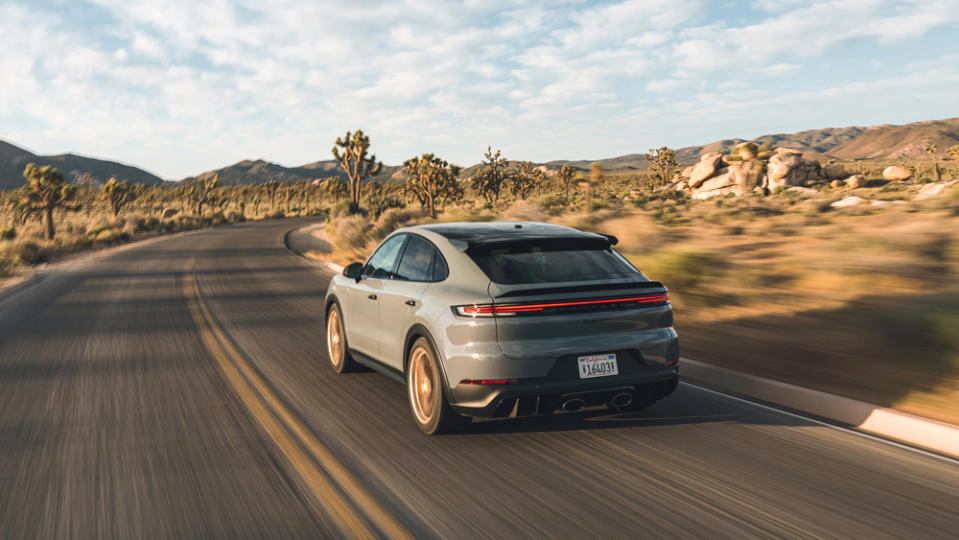 Driving the  2024 Porsche Cayenne Turbo GT. 