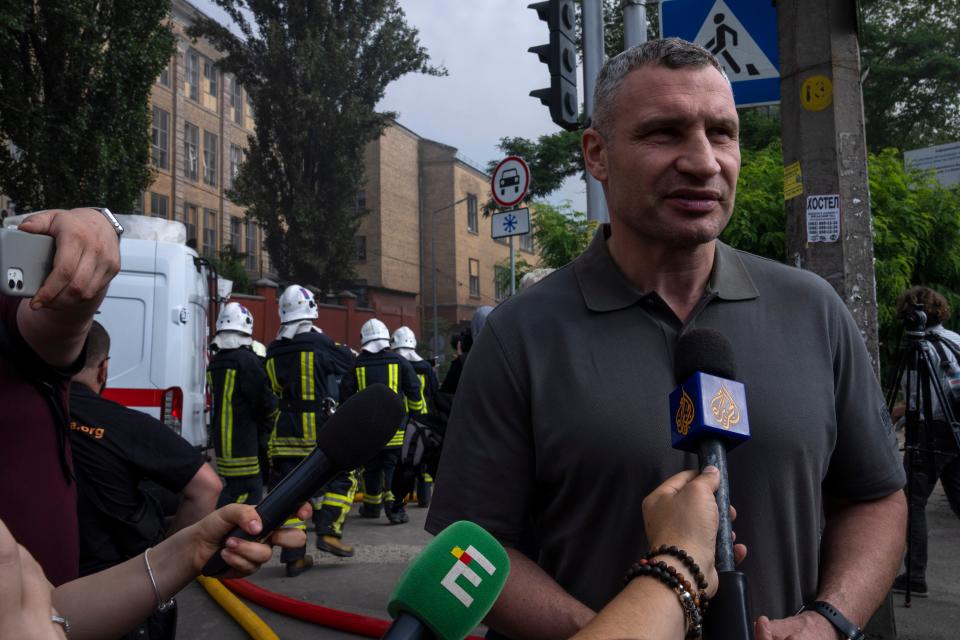 File photo of Kyiv mayor Vitali Klitschko (Nariman El-Mofty/Associated Press)