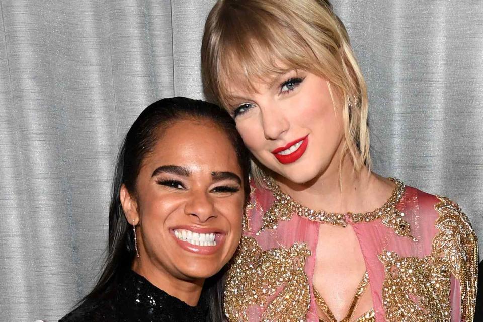 <p>Misty Coopeland/instagram</p> Misty Copeland and Taylor Swift in Los Angeles in November 2019