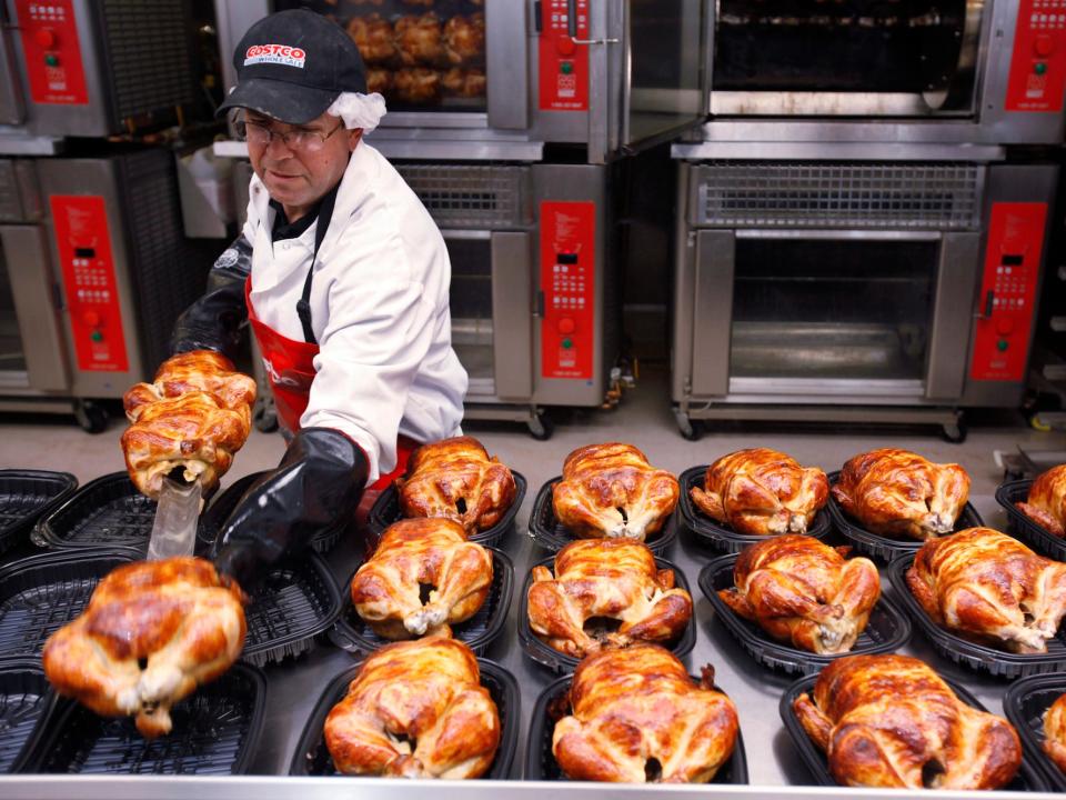 Costco employee chicken