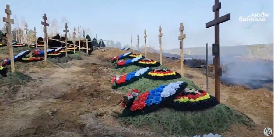 Burial of the dead in Ukraine